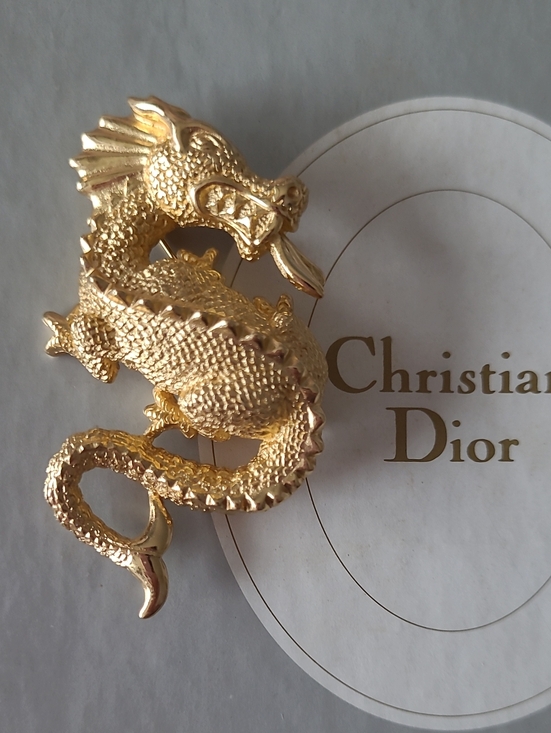 Dior Jewelry - Dior Gold Dragon Brooch